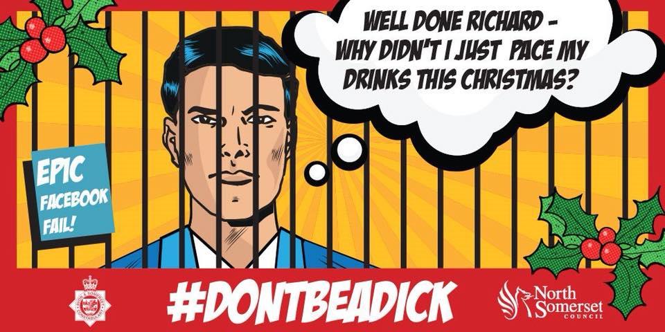 Don't be a dick - Christmas Campaign Image