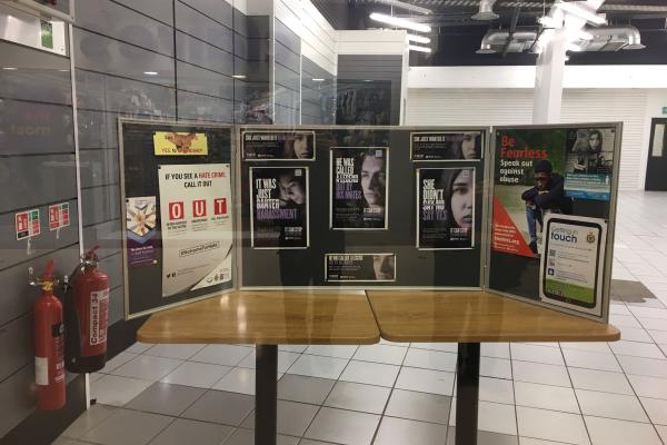 Awareness Raising Stand for Operation Sceptre