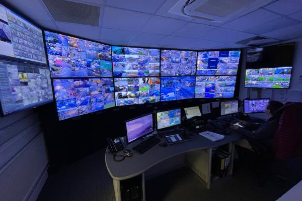 Control Room at night